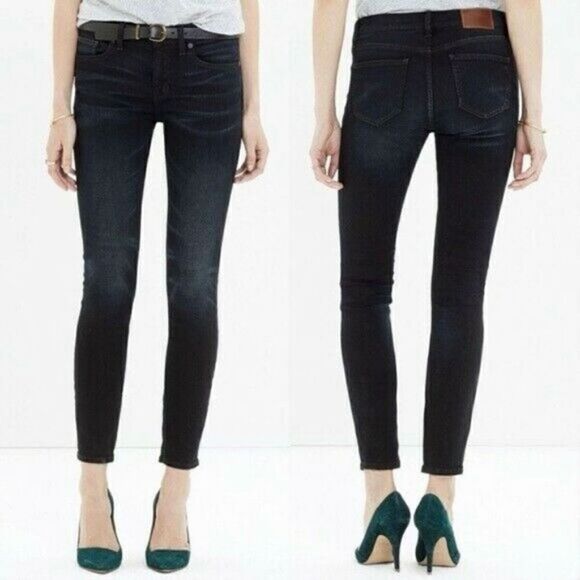 Madewell Skinny Crop Jeans Tempest Wash size 27 - Picture 1 of 8